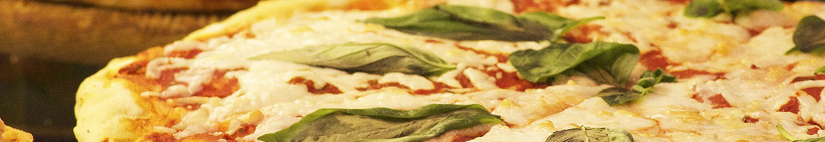 Eating Pizza at Passariello's Pizzeria Italian kitchen restaurant in Voorhees Township, NJ.